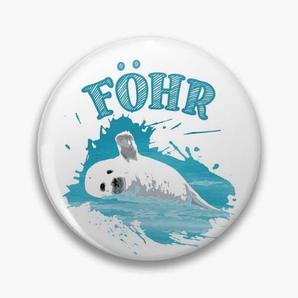 Item preview, Foehr vacation North Sea island seal seal designed and sold by Denis Rösler.