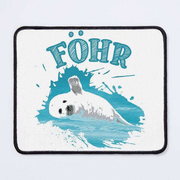 Item preview, Foehr vacation North Sea island seal seal designed and sold by Denis Rösler.