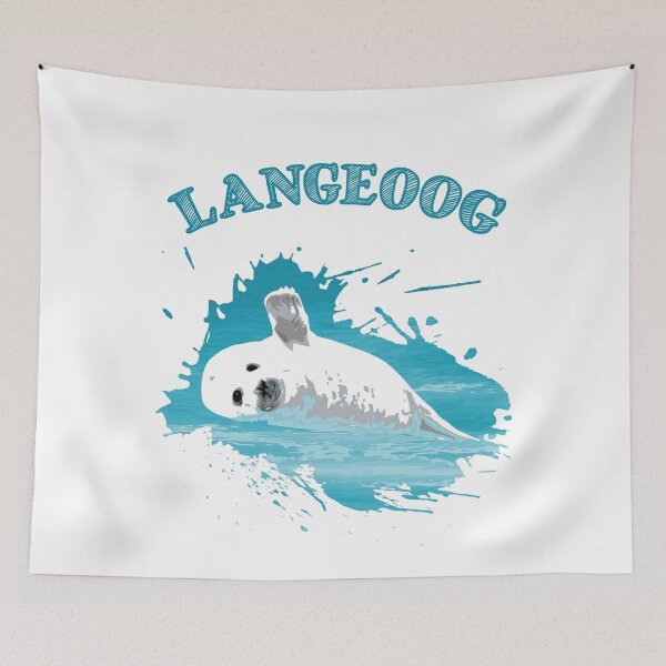 Item preview, Langeoog vacation North Sea island seal seal designed and sold by Denis Rösler.