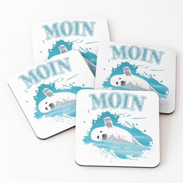 Item preview, Moin North Sea Baltic Sea Vacation Island Seal Seal designed and sold by Denis Rösler.