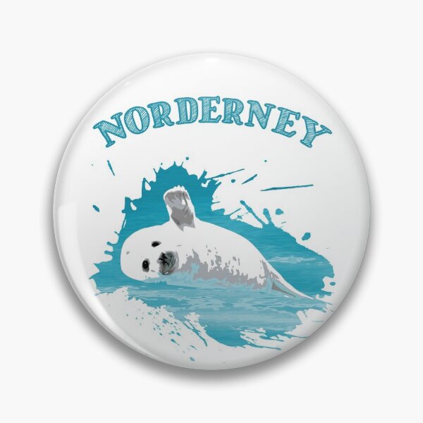 Item preview, Norderney vacation North Sea island seal seal designed and sold by Denis Rösler.