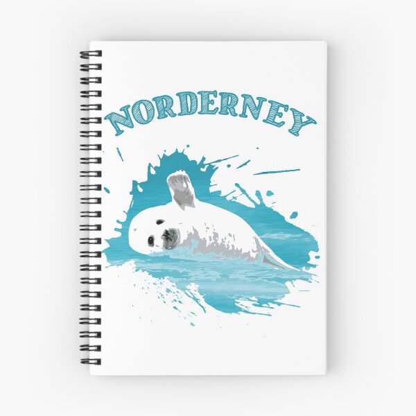 Item preview, Norderney vacation North Sea island seal seal designed and sold by Denis Rösler.