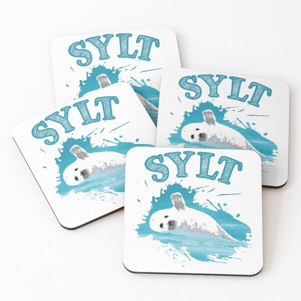 Item preview, Sylt vacation North Sea island seal seal designed and sold by Denis Rösler.