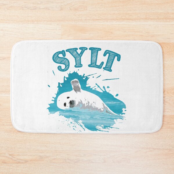 Item preview, Sylt vacation North Sea island seal seal designed and sold by Denis Rösler.