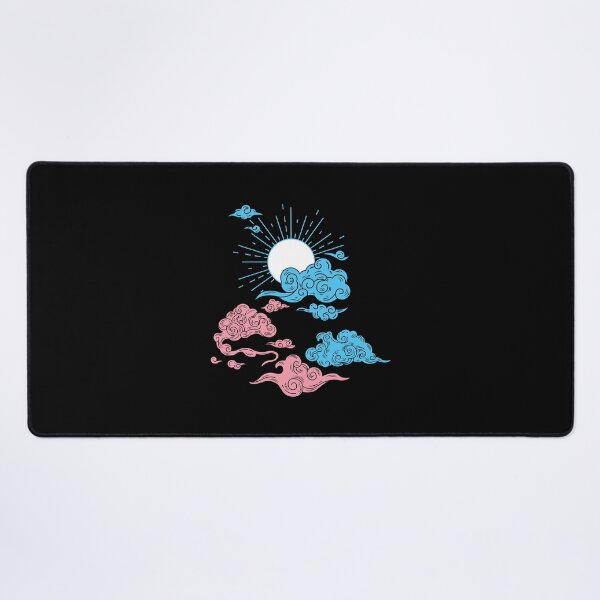 Item preview, Trans Sun and Clouds. Transgender Pride designed and sold by Subtle Pride Shop.