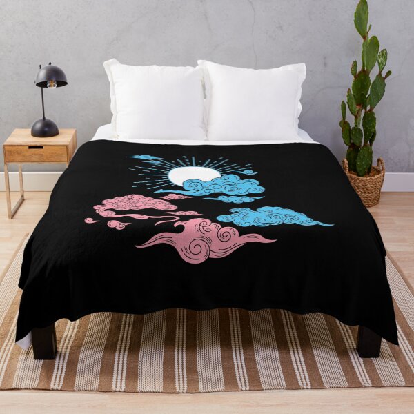 Item preview, Trans Sun and Clouds. Transgender Pride designed and sold by Subtle Pride Shop.
