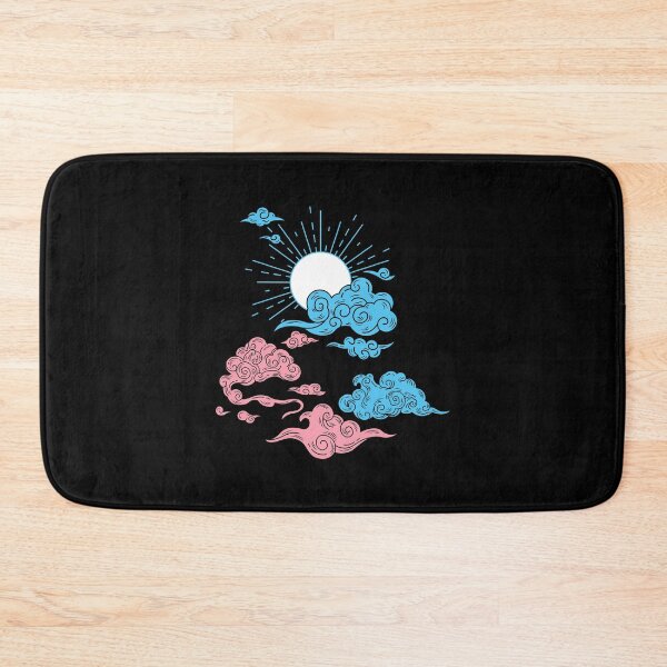 Item preview, Trans Sun and Clouds. Transgender Pride designed and sold by Subtle Pride Shop.