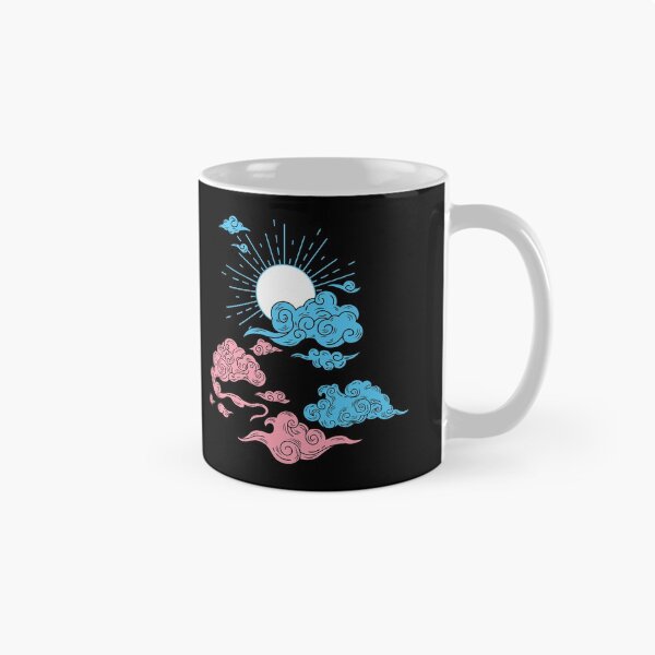 Item preview, Trans Sun and Clouds. Transgender Pride designed and sold by Subtle Pride Shop.