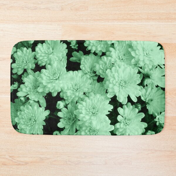 Item preview, Fantasy Mint Green Chrysanthemum Collage designed and sold by JariHawk.