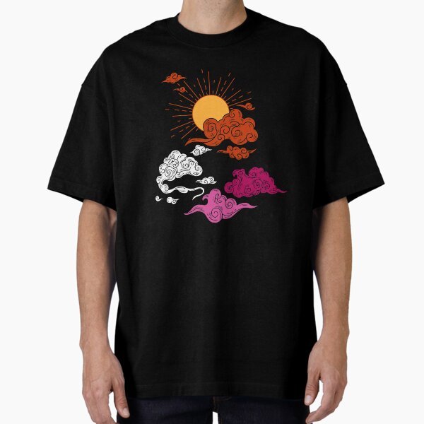 Artikel-Vorschau von Sonnen und Wolken Lesbenstolz, designt und verkauft von Subtle Pride Shop.