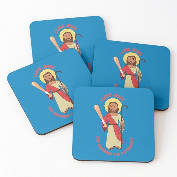 Item preview, I Love Jesus and Smashing the Patriarchy designed and sold by CheekyGrace.