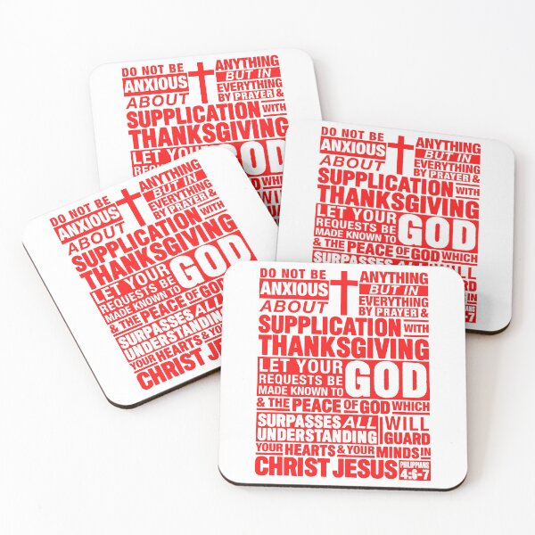 Item preview, Philippians 4:6-7 designed and sold by plushism.