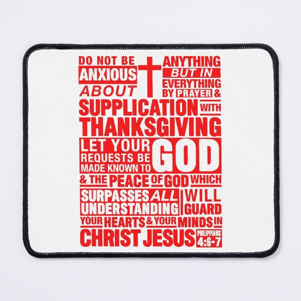 Item preview, Philippians 4:6-7 designed and sold by plushism.