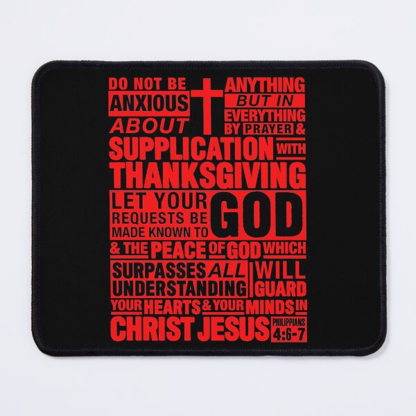 Item preview, Philippians 4:6-7 designed and sold by plushism.