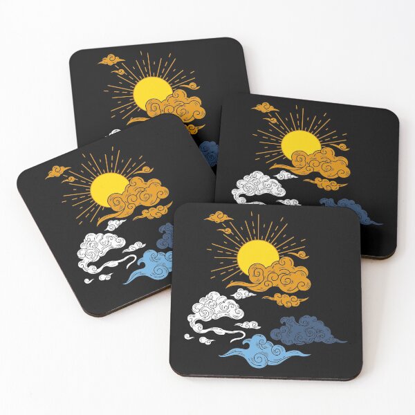 Item preview, Aro Ace Sun and Clouds. Aroace Pride designed and sold by Subtle Pride Shop.