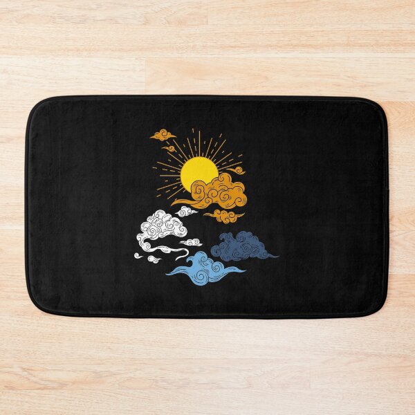 Item preview, Aro Ace Sun and Clouds. Aroace Pride designed and sold by Subtle Pride Shop.