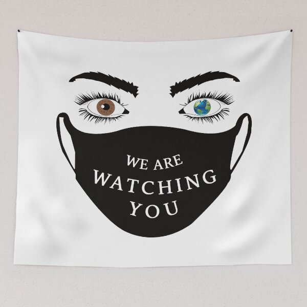Item preview, WE ARE WATCHING YOU! #2 designed and sold by HONGSOOLSHOP.