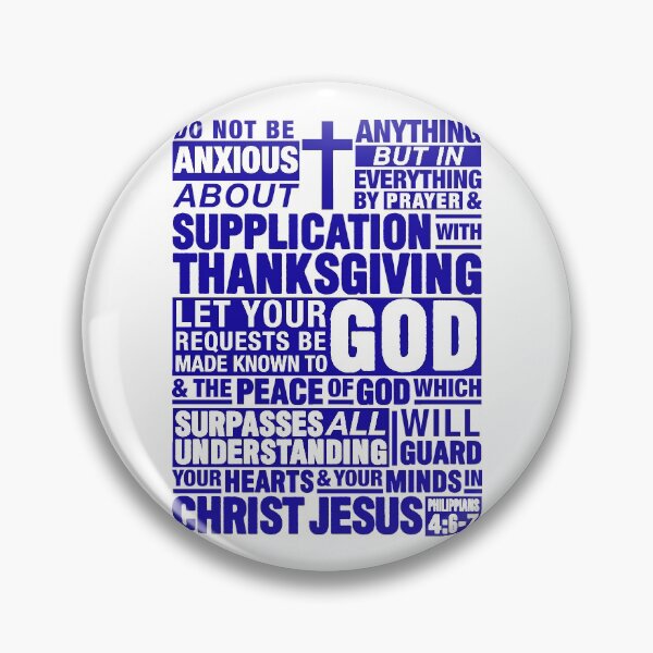 Item preview, Philippians 4:6-7 designed and sold by plushism.