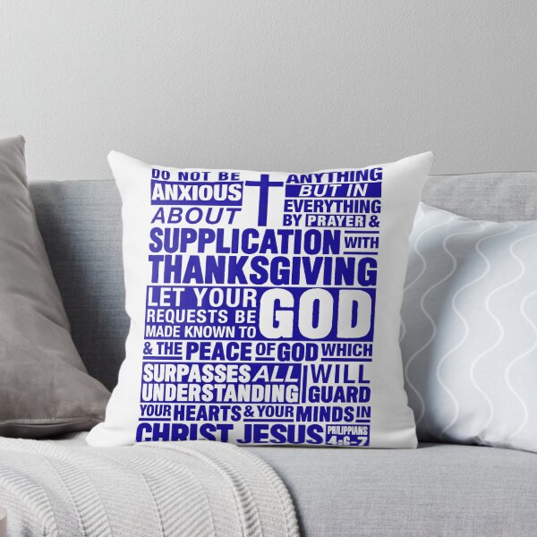 Item preview, Philippians 4:6-7 designed and sold by plushism.