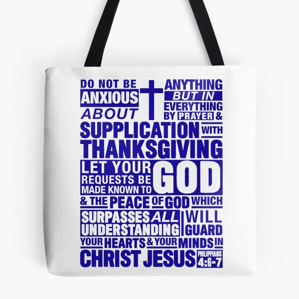 Item preview, Philippians 4:6-7 designed and sold by plushism.