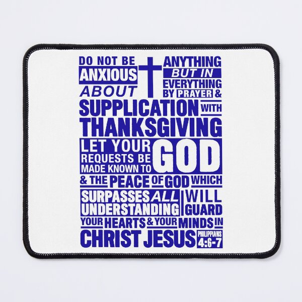 Item preview, Philippians 4:6-7 designed and sold by plushism.