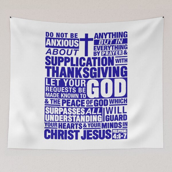Item preview, Philippians 4:6-7 designed and sold by plushism.