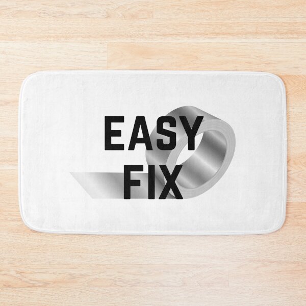 Item preview, Easy Fix Duct Tape Car Enthusiast Garage Mechanic Humor designed and sold by EllConApparel.