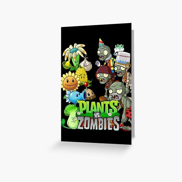 Plants vs Zombies Zombie Greeting Card by Thompson Murphy