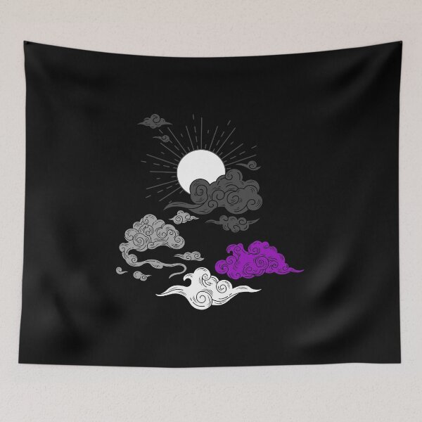 Item preview, Sun and Clouds Ace. Asexual Pride designed and sold by Subtle Pride Shop.