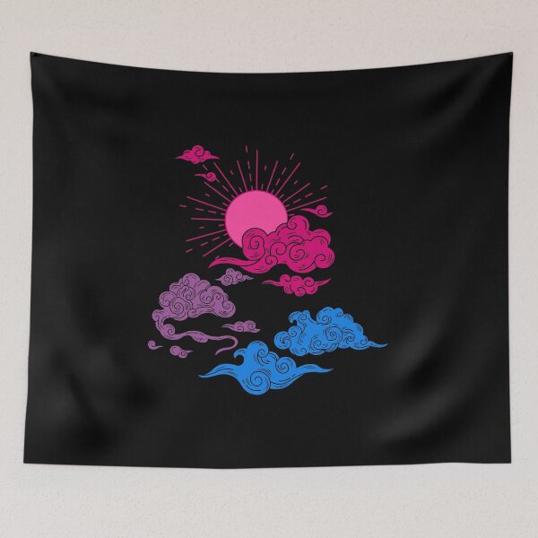 Item preview, Bi Sun and Clouds. Bisexual Pride designed and sold by Subtle Pride Shop.