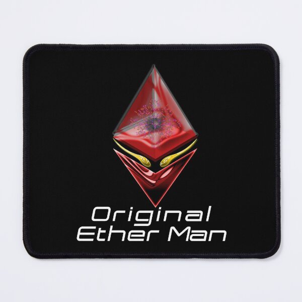 Item preview, Aprons Original Ether Man Sienna Colored Head With Positronic Brain & Yellow Eyes White Text designed and sold by Spirit-World.