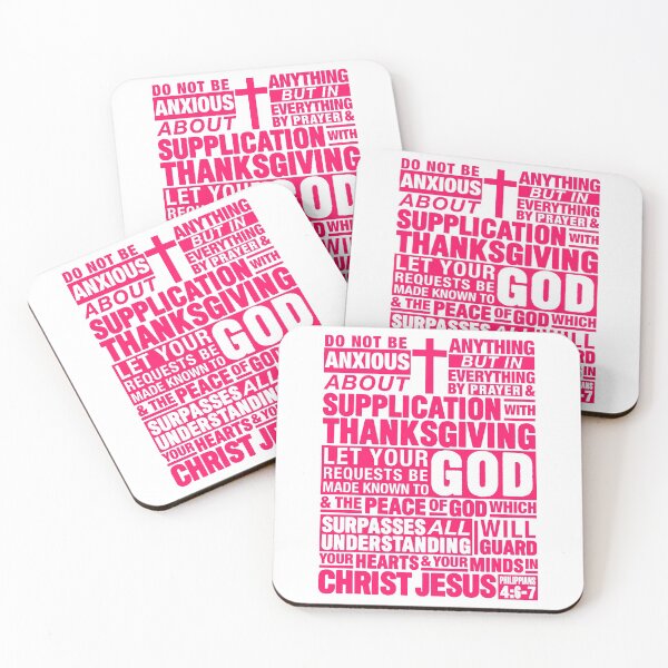 Item preview, Philippians 4:6-7 designed and sold by plushism.