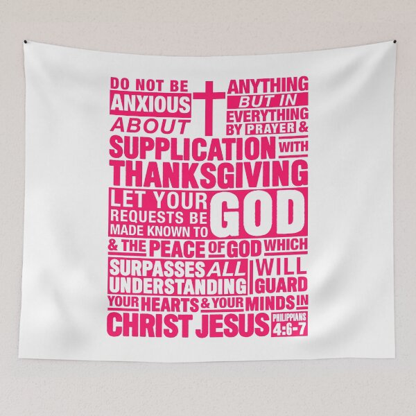 Item preview, Philippians 4:6-7 designed and sold by plushism.