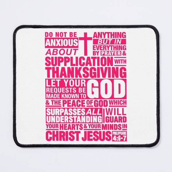 Item preview, Philippians 4:6-7 designed and sold by plushism.