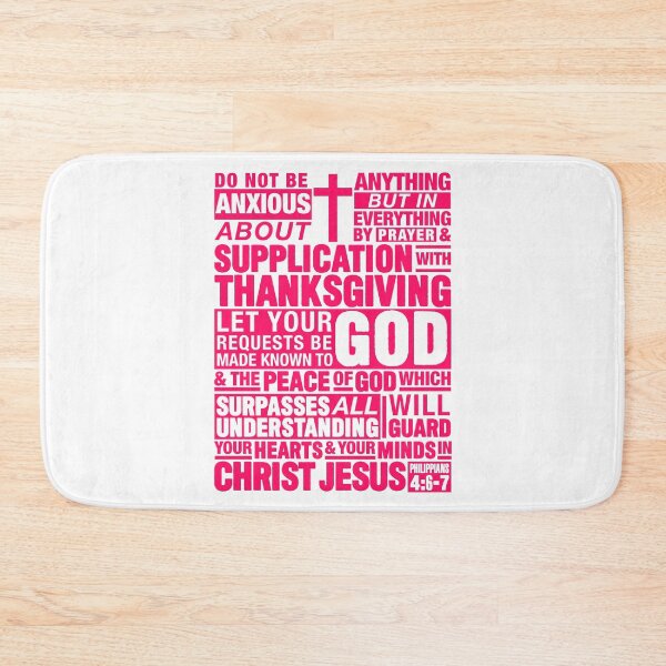 Item preview, Philippians 4:6-7 designed and sold by plushism.