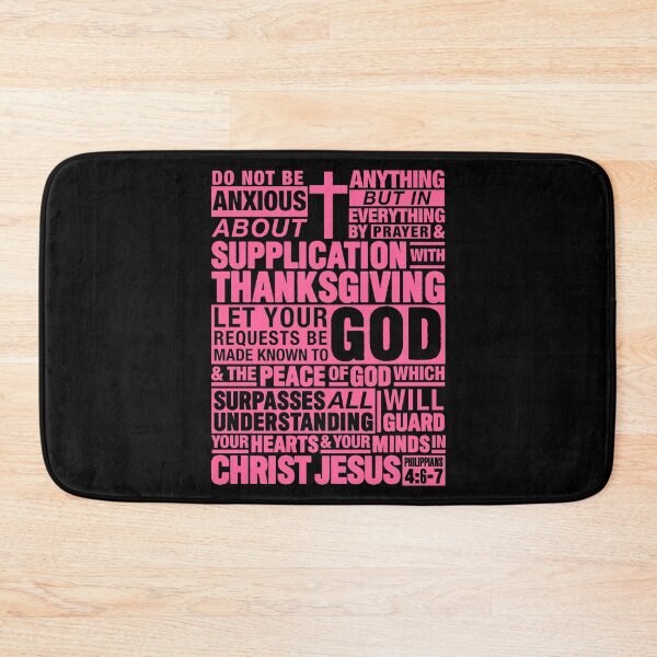 Item preview, Philippians 4:6-7 Do Not Be Anxious About Anything designed and sold by plushism.