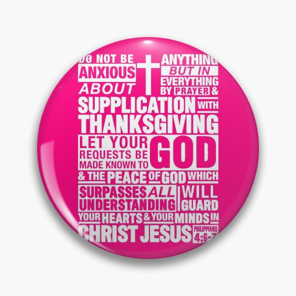 Item preview, Philippians 4:6-7 designed and sold by plushism.