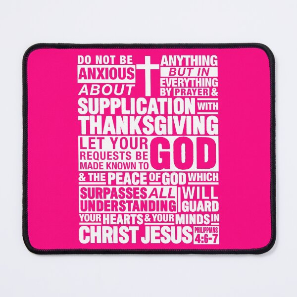 Item preview, Philippians 4:6-7 designed and sold by plushism.