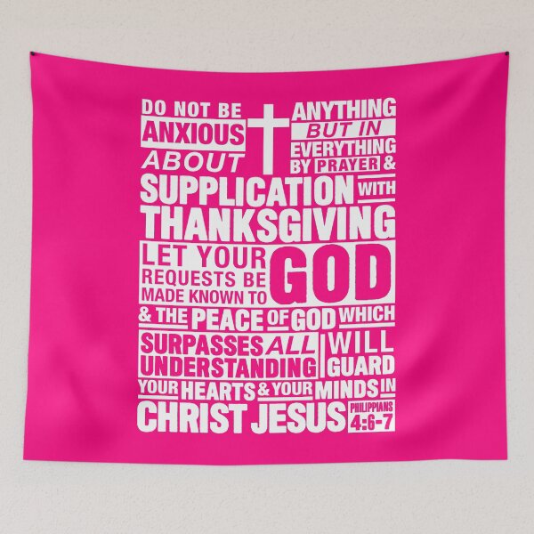 Item preview, Philippians 4:6-7 designed and sold by plushism.