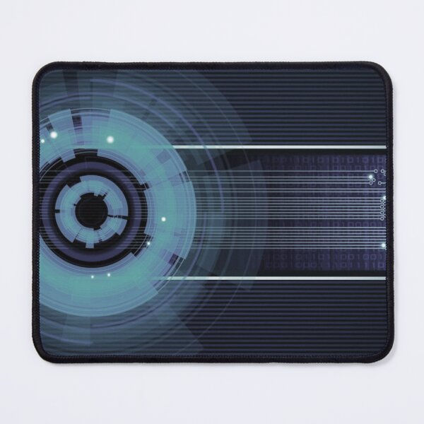 Item preview, Silver Blue Digital Matrix Explosion Design designed and sold by NexusArts.