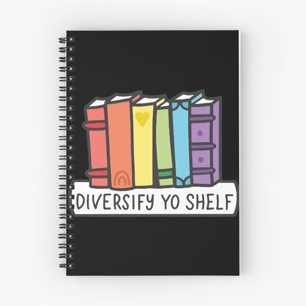 Item preview, Diversify Yo Shelf - Rainbow Books designed and sold by Kit Cronk.