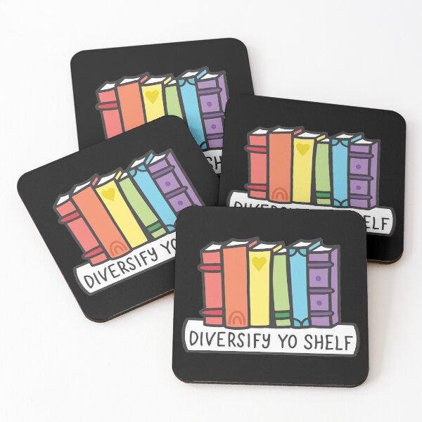Item preview, Diversify Yo Shelf - Rainbow Books designed and sold by Kit Cronk.