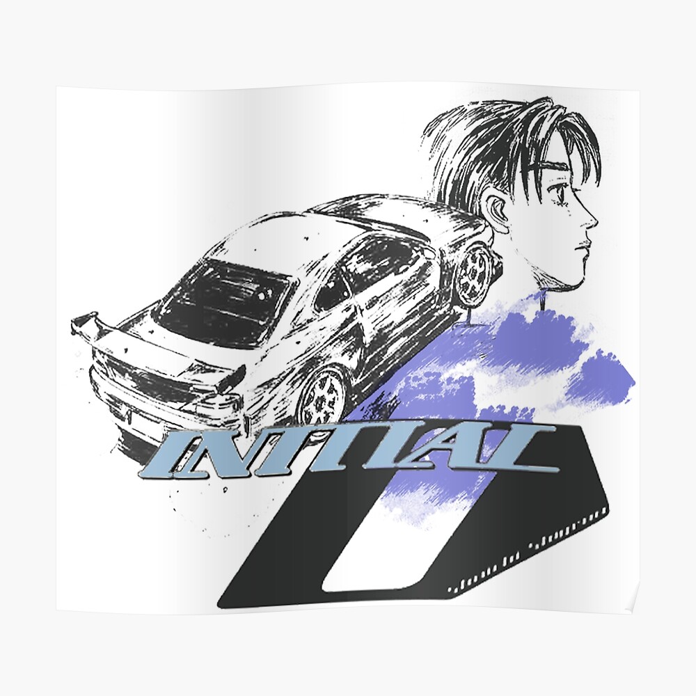 Initial D Last Ride V1 Poster For Sale By Riventis66 Redbubble