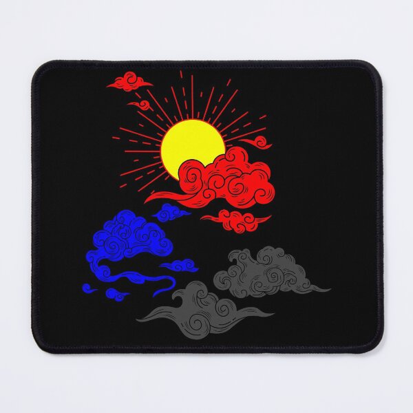 Item preview, Polyamory Sun and Clouds. Polyamorous Pride designed and sold by Subtle Pride Shop.