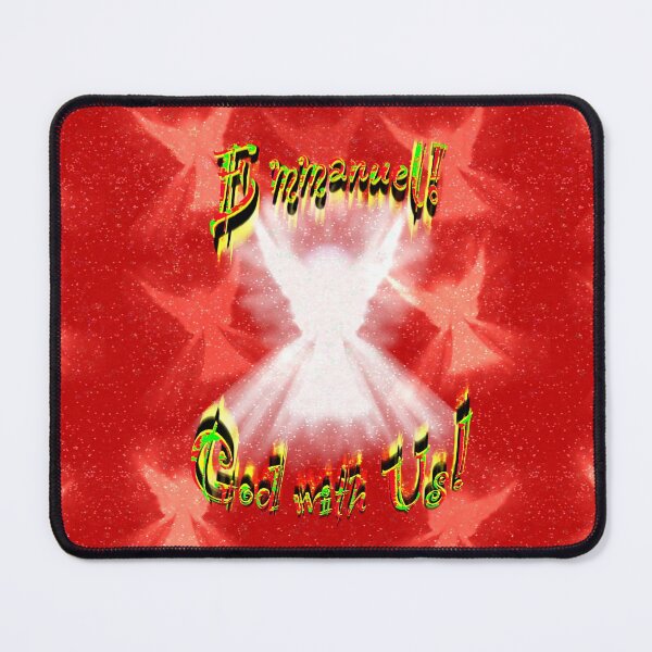 Item preview, Emmanuel, God with us! (Red background) designed and sold by Only1helen.