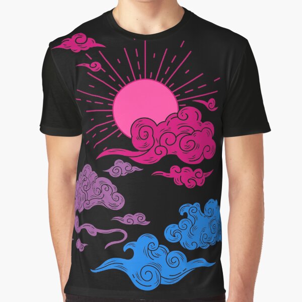 Artikel-Vorschau von Bi-Sonne und Wolken. Bisexueller Stolz, designt und verkauft von Subtle Pride Shop.