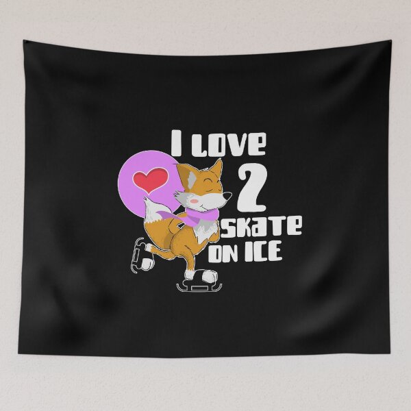 Item preview, Running Foxes love to skate on ice designed and sold by emm-j.