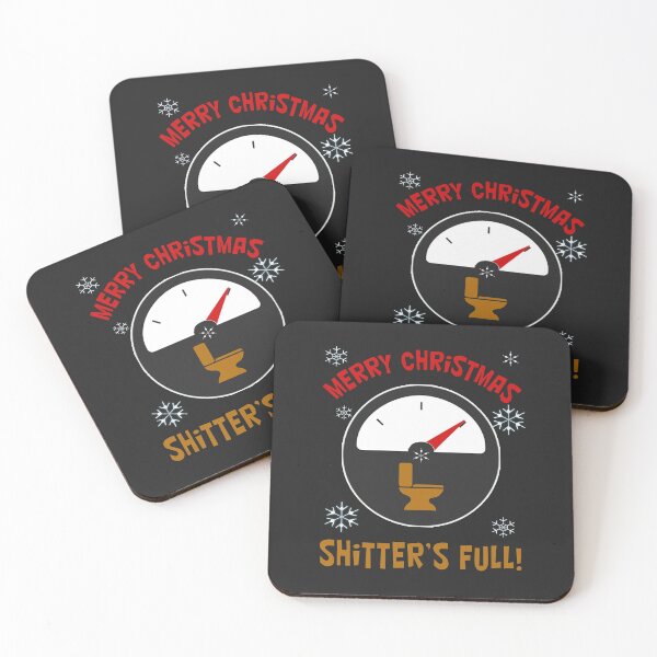 Item preview, Merry Christmas Shitter's Full  designed and sold by checkertonetees.