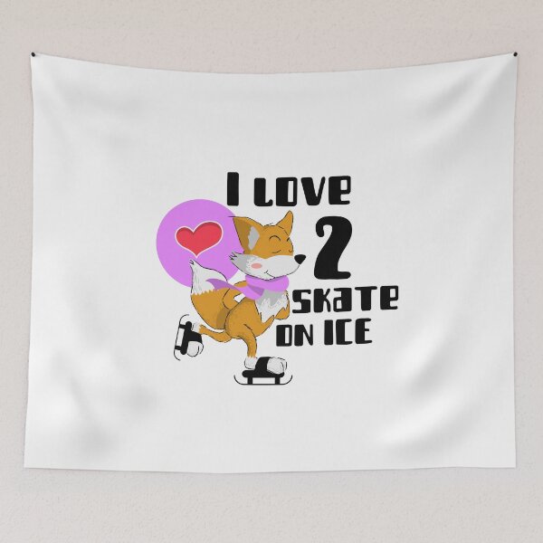 Item preview, Running Foxes love to skate on ice designed and sold by emm-j.