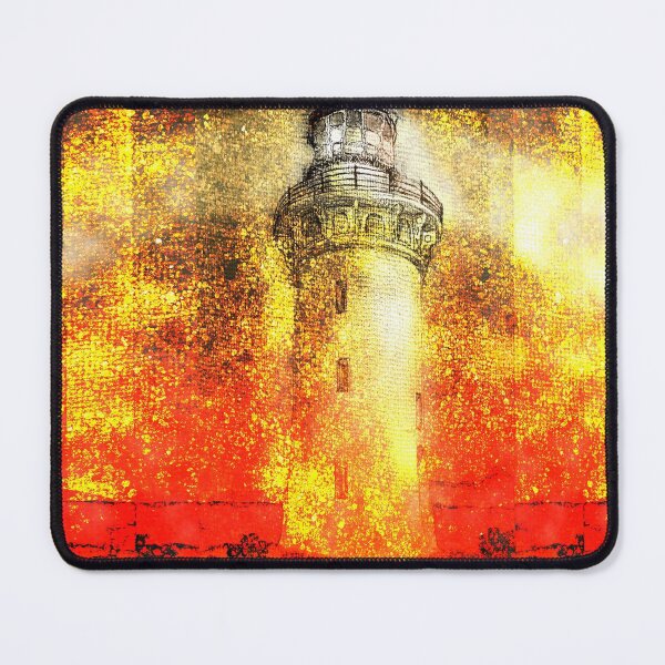 Item preview, Fiery Lighthouse Abstract designed and sold by Ohlordi.